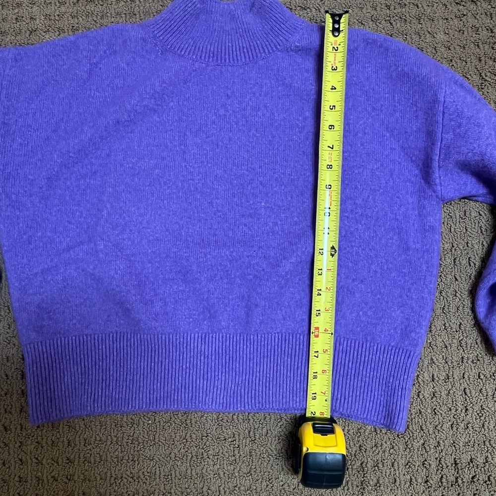 And Other Stories Purple Mockneck Sweater - Size Small - Picture 5 of 6